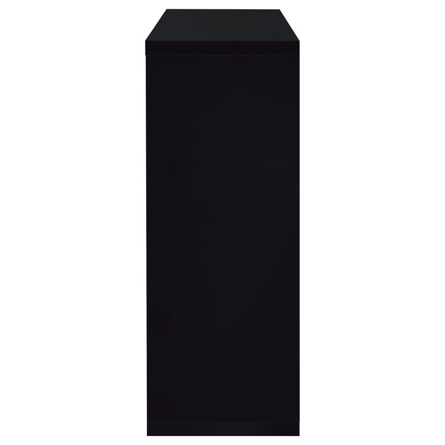 100165_05x900.jpg PRESCOTT RECTANGULAR HOME WINE TABLE BLACK HIGH GLOSS - Image 5