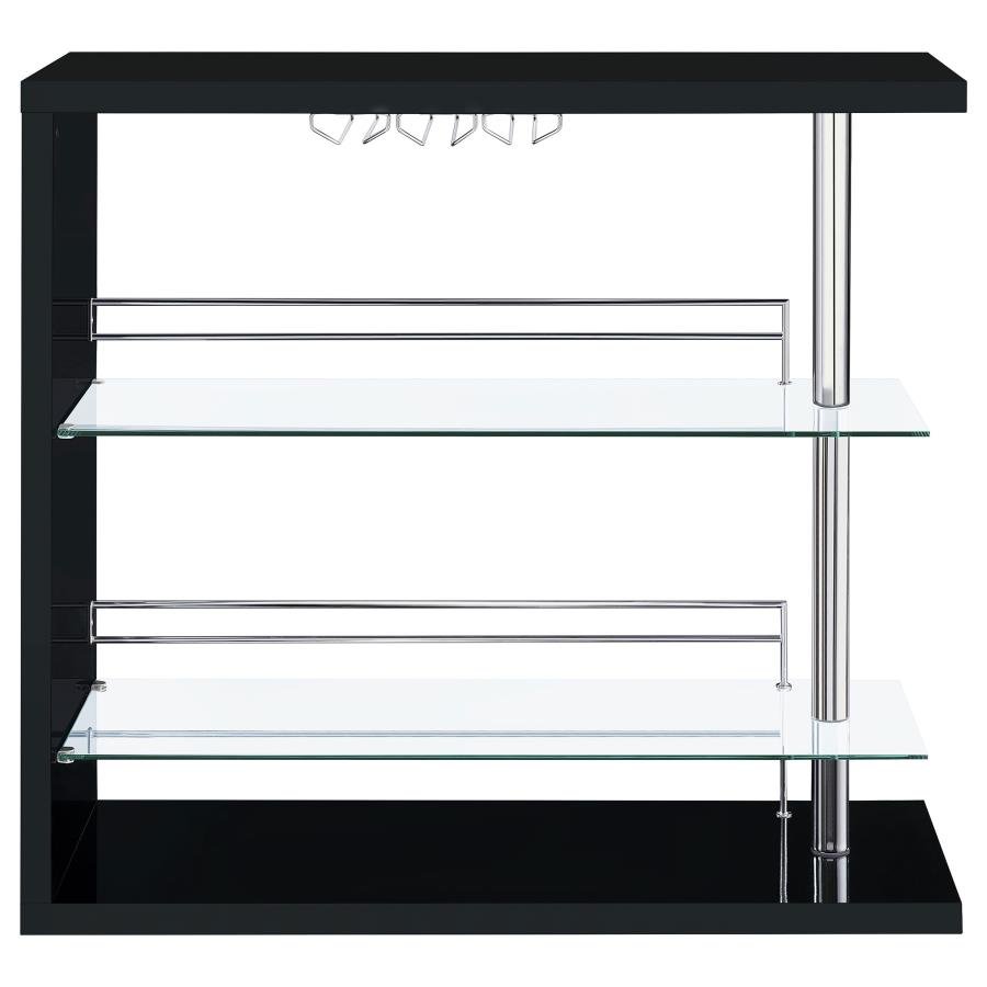 100165_06x900.jpg PRESCOTT RECTANGULAR HOME WINE TABLE BLACK HIGH GLOSS - Image 6