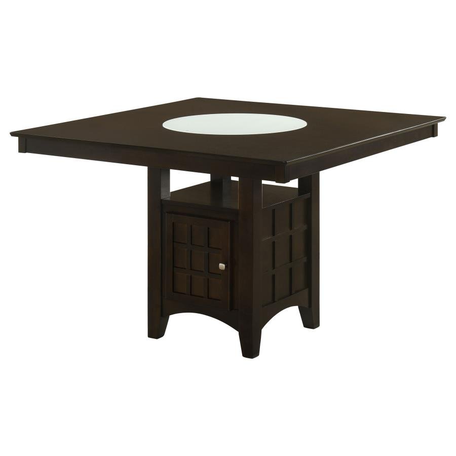 GABRIEL 52-INCH COUNTER HEIGHT DINING TABLE CAPPUCCINO