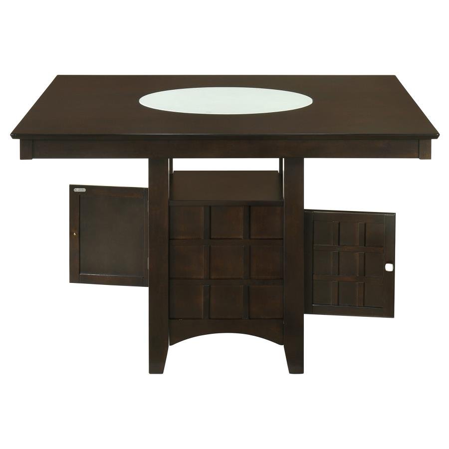 GABRIEL 52-INCH COUNTER HEIGHT DINING TABLE CAPPUCCINO - Image 4