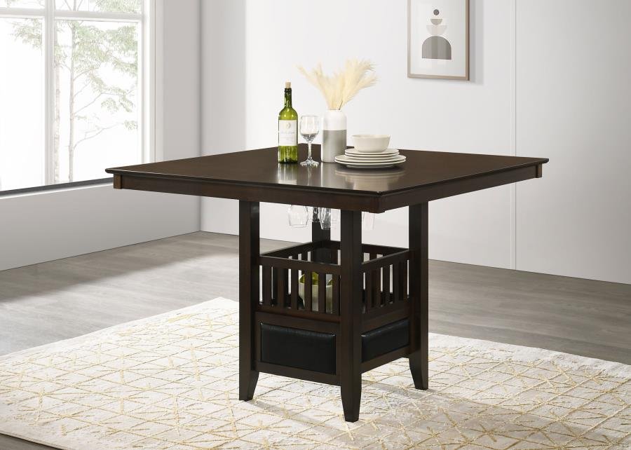 100958_01x900.jpg JADEN SQUARE 47-INCH COUNTER HEIGHT DINING TABLE ESPRESSO - Image 2
