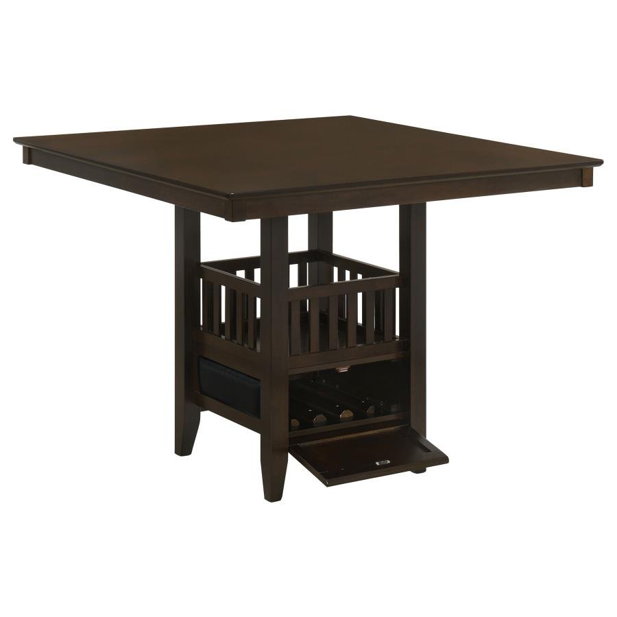 100958_03x900.jpg JADEN SQUARE 47-INCH COUNTER HEIGHT DINING TABLE ESPRESSO - Image 3