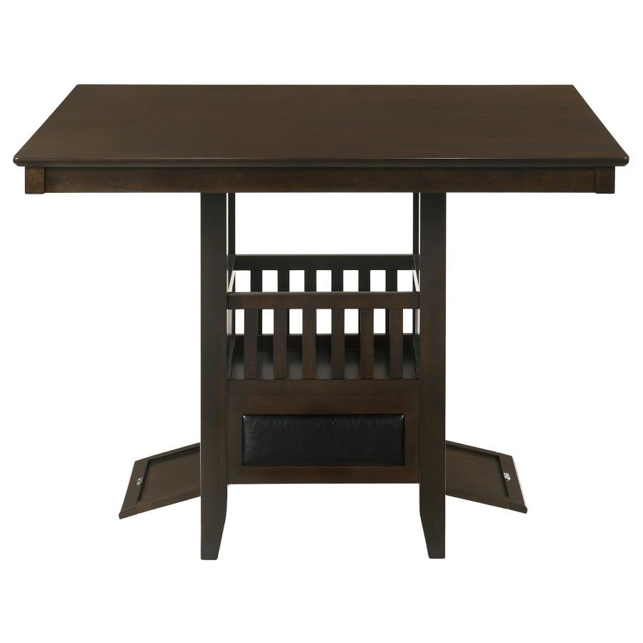 100958_07x900.jpg JADEN SQUARE 47-INCH COUNTER HEIGHT DINING TABLE ESPRESSO - Image 5