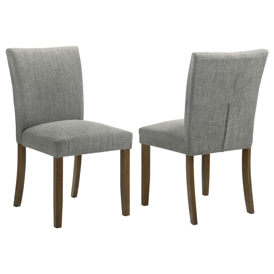 CANTLEY UPHOLSTERED DINING SIDE CHAIR GREY (SET OF 2)