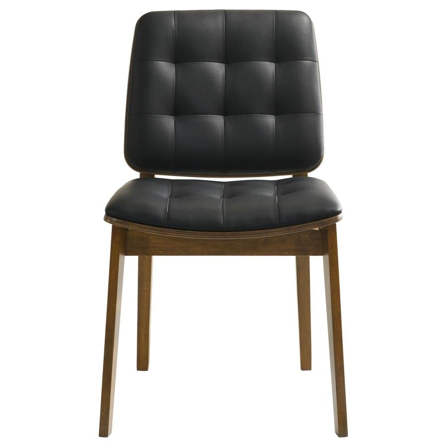 REDBRIDGE UPHOLSTERED DINING SIDE CHAIR WALNUT (SET OF 2) - Image 4