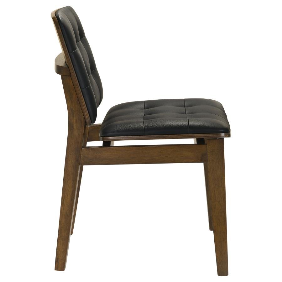 REDBRIDGE UPHOLSTERED DINING SIDE CHAIR WALNUT (SET OF 2) - Image 6