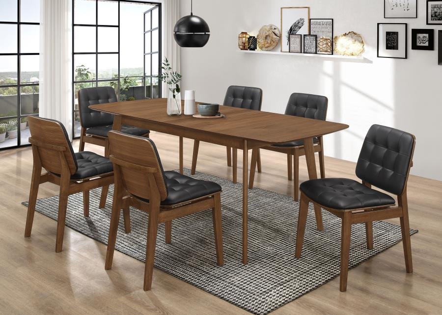 REDBRIDGE UPHOLSTERED DINING SIDE CHAIR WALNUT (SET OF 2) - Image 9