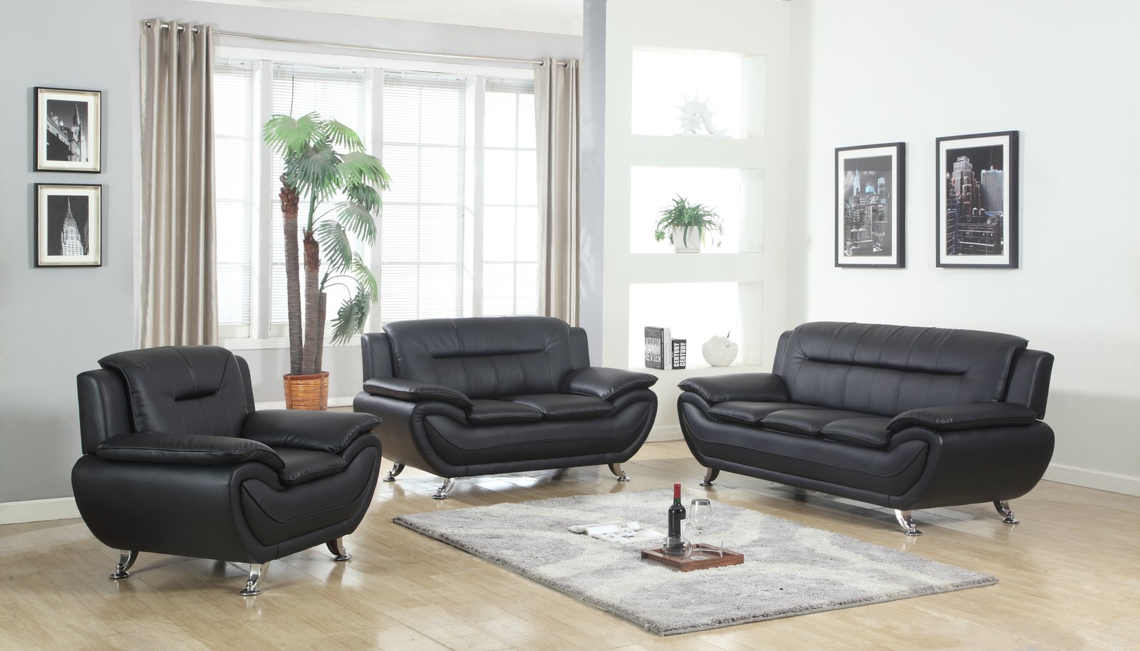 2 Piece Sofa and Loveseat – 1070
