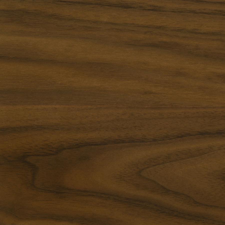 ALFREDO 5-PIECE BUTTERFLY LEAF DINING SET NATURAL WALNUT - Image 9