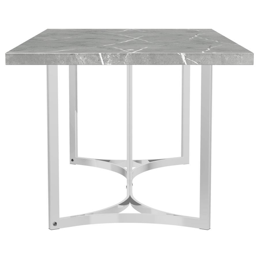 108121_09x900.jpg STERLING 72-INCH RECTANGULAR DINING TABLE GREY FAUX MARBLE - Image 7