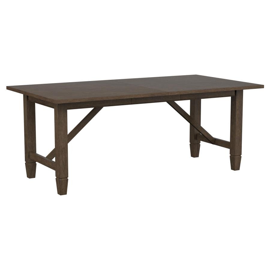 MATISSE RECTANGULAR 94-INCH WOOD DINING TABLE LIGHT BROWN