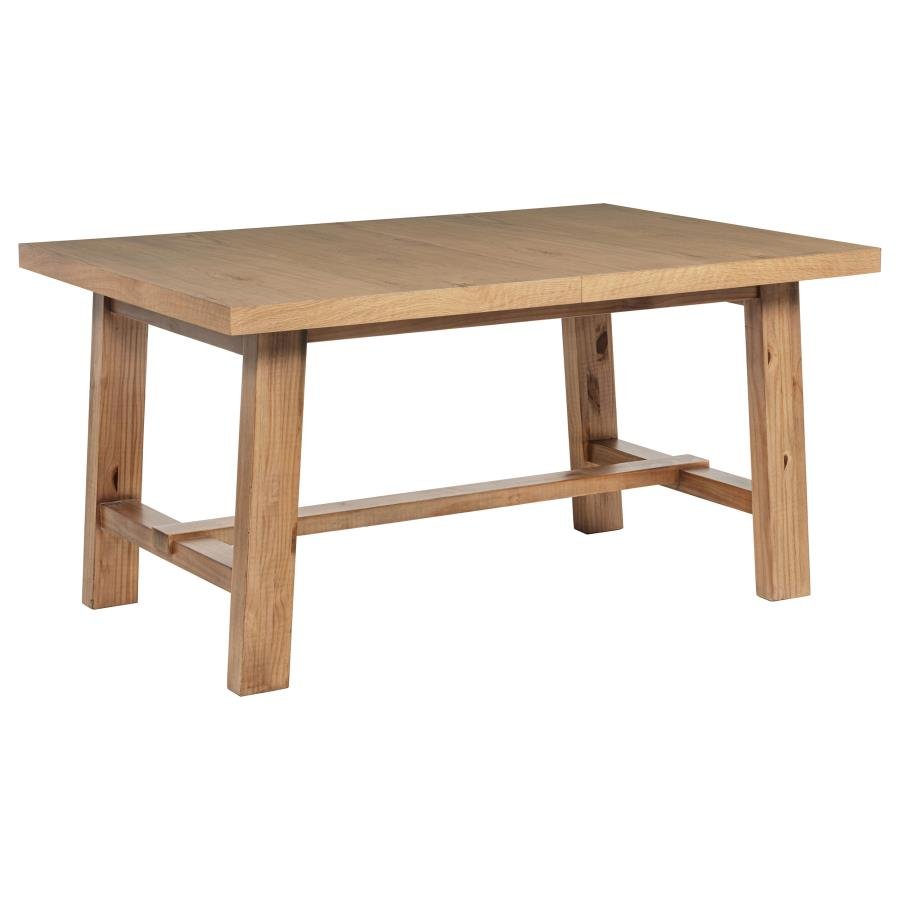 108540_04x900.jpg MIDDLETON 76-INCH EXTENSION LEAF DINING TABLE NATURAL BROWN - Image 3