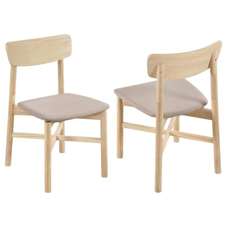 PARKRIDGE DINING SIDE CHAIR WHITE WASHED (SET OF 2)