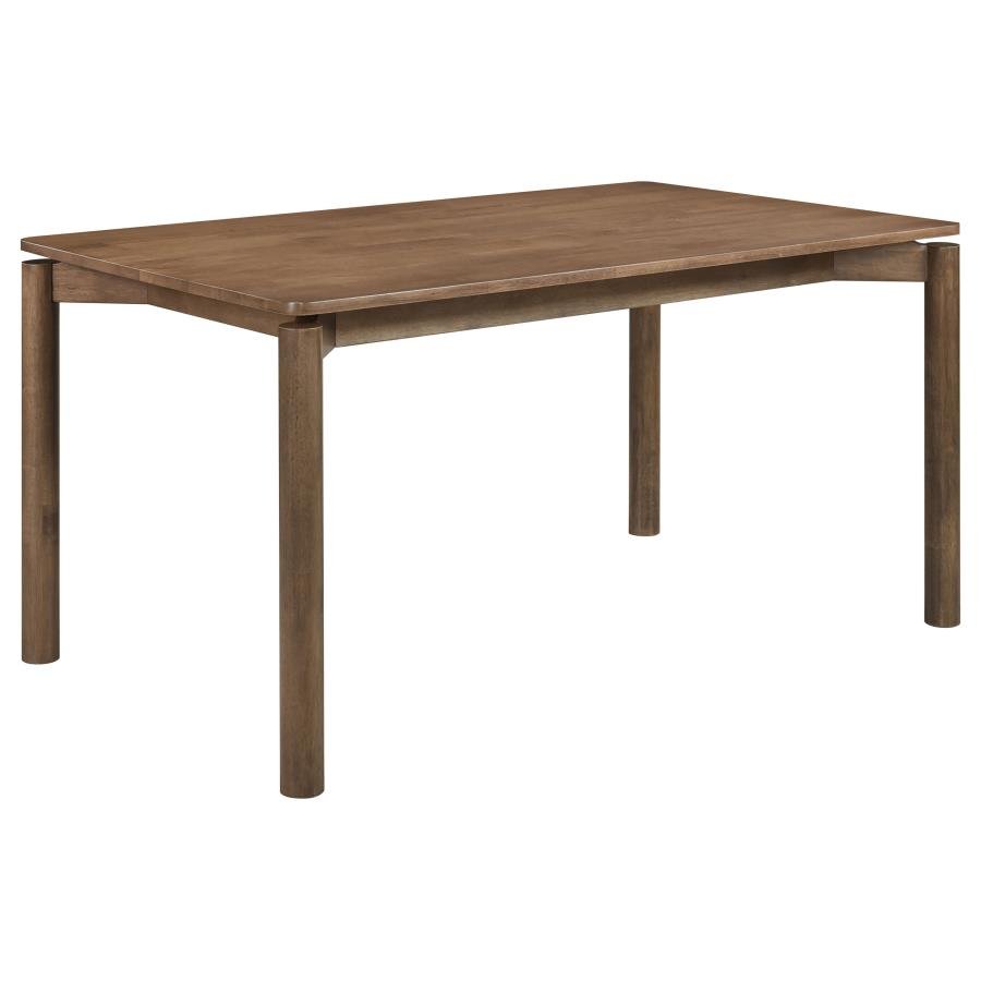 PARKRIDGE 59-INCH RECTANGULAR DINING TABLE NATURAL WALNUT