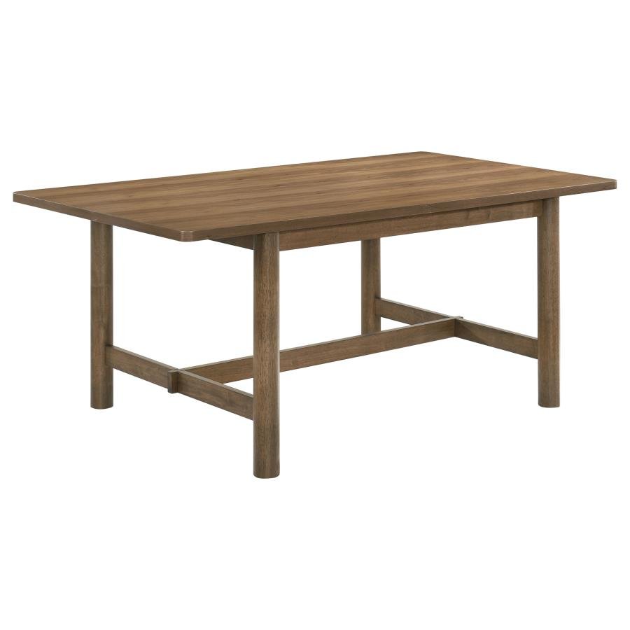 CRESTMORE 71-INCH RECTANGULAR WOOD DINING TABLE WALNUT
