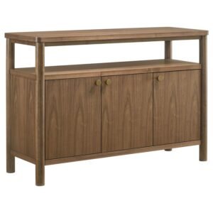 CRESTMORE 52-INCH DINING CABINET SIDEBOARD BUFFET WALNUT