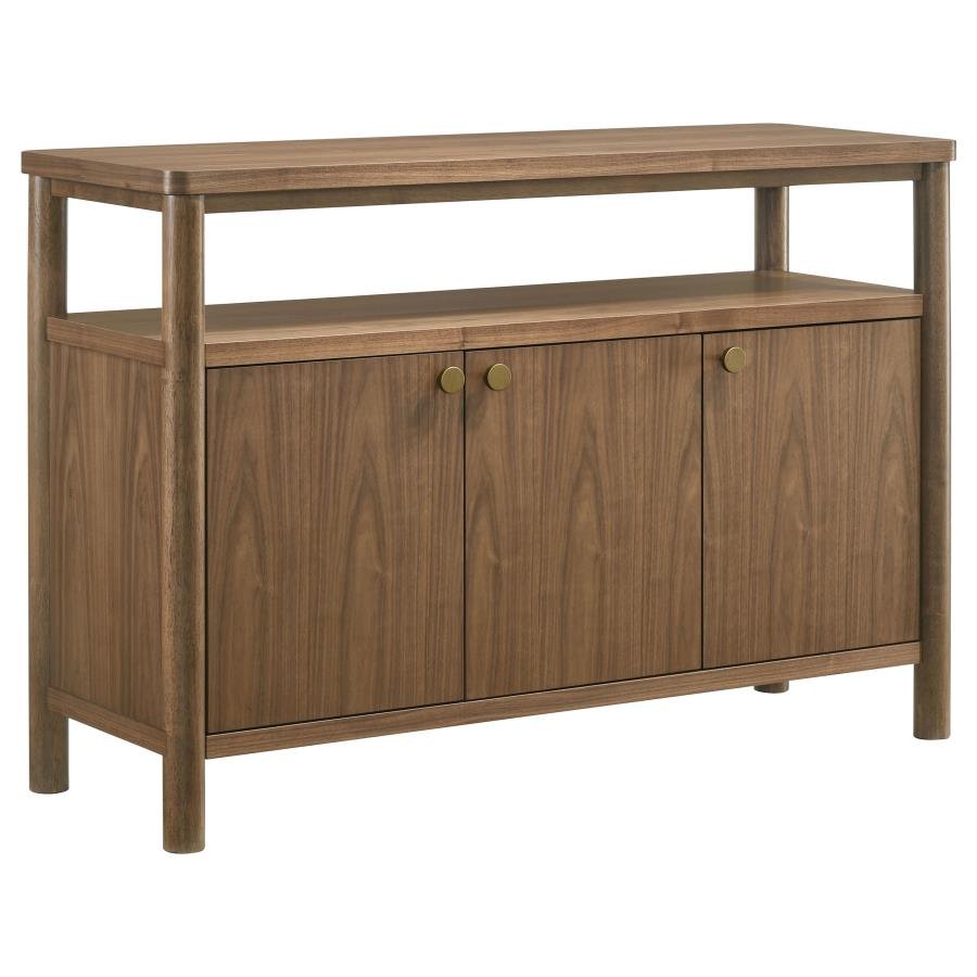CRESTMORE 52-INCH DINING CABINET SIDEBOARD BUFFET WALNUT
