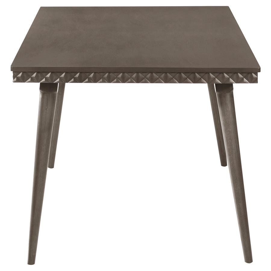 ONSLOW 5-PIECE 59-INCH RECTANGULAR DINING SET DARK BROWN - Image 5