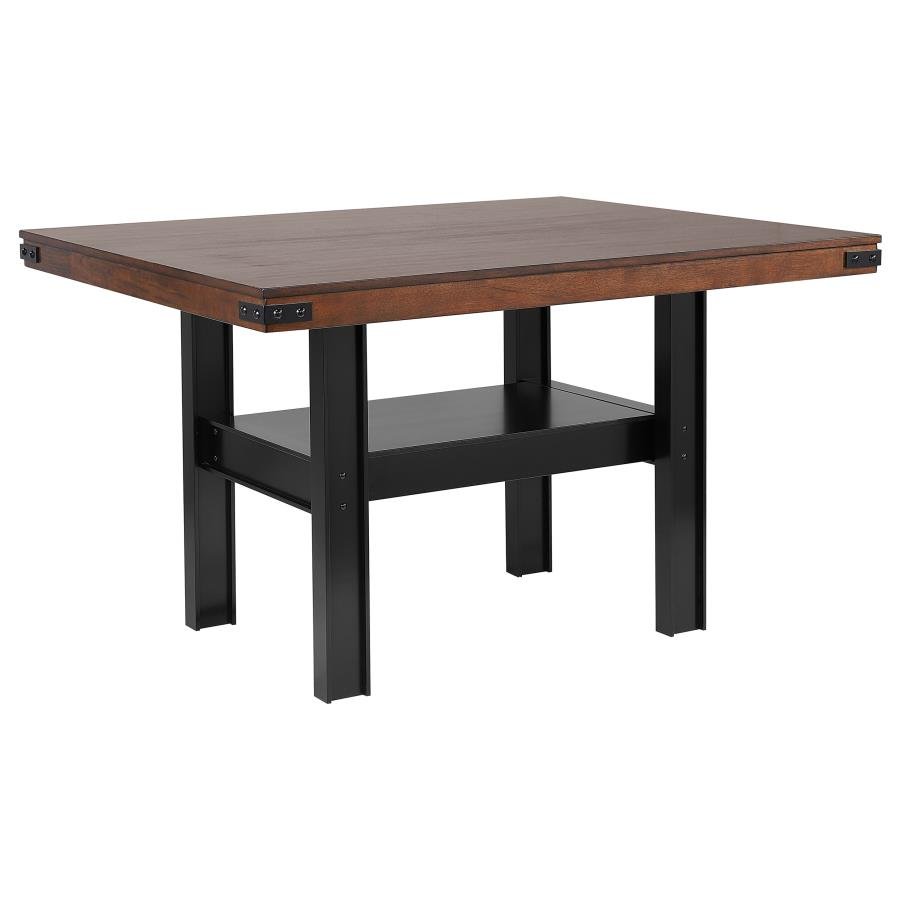 PATTERSON 60-INCH COUNTER HEIGHT DINING TABLE MANGO OAK
