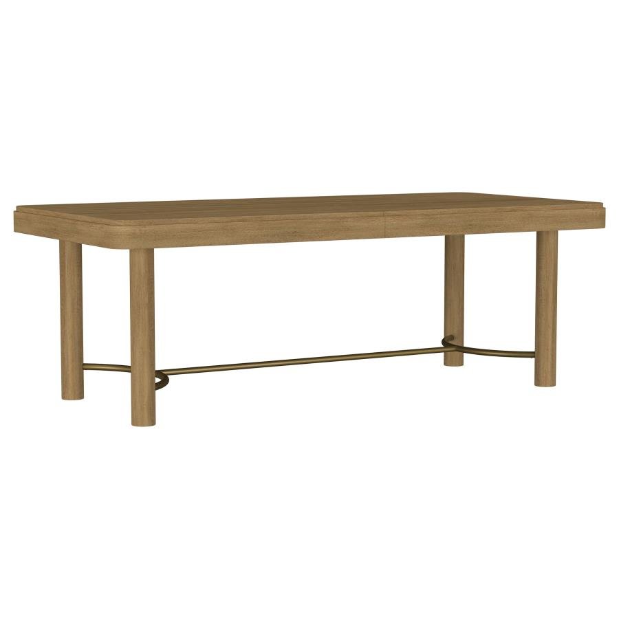 ARINI 5-PIECE EXTENSION LEAF DINING TABLE SET SAND WASH AND BLACK - Image 3