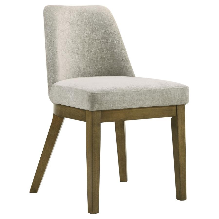 CASTLEWOOD UPHOLSTERED SIDE CHAIR LIGHT TAN (SET OF 2) - Image 3