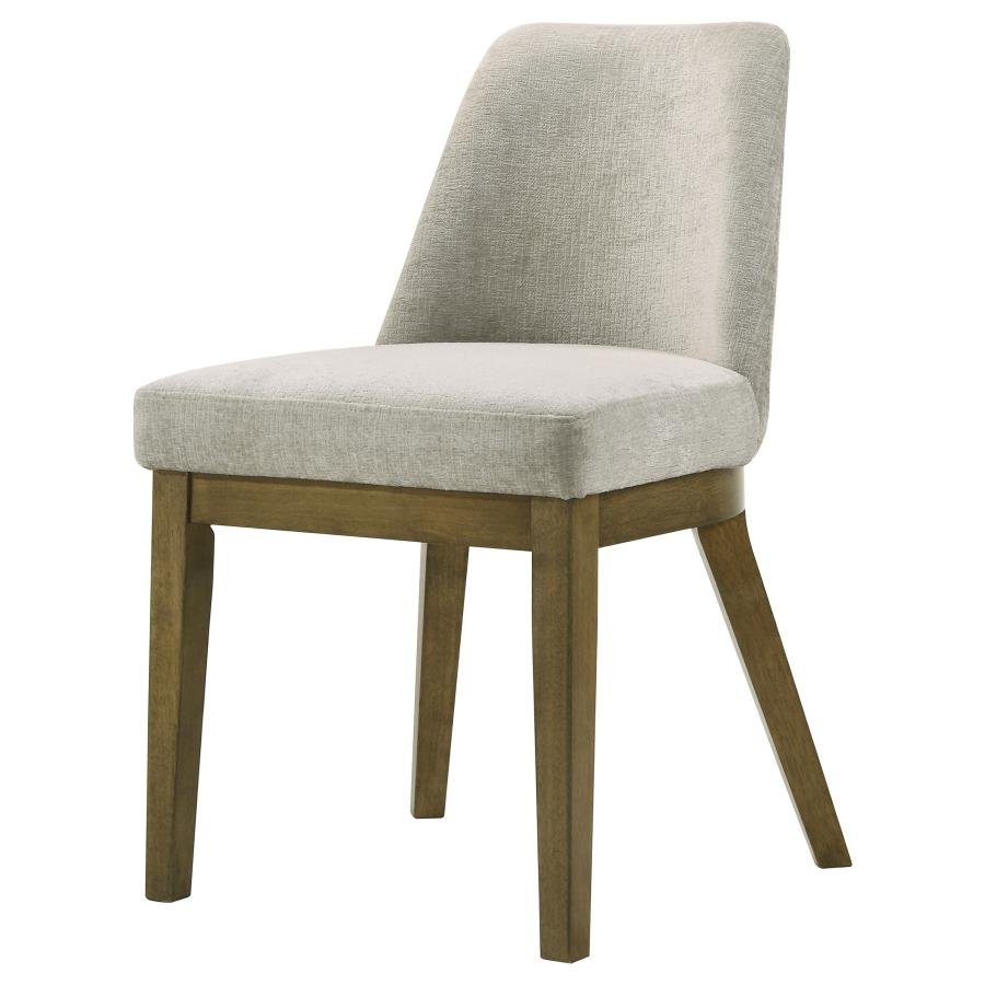 CASTLEWOOD UPHOLSTERED SIDE CHAIR LIGHT TAN (SET OF 2) - Image 5