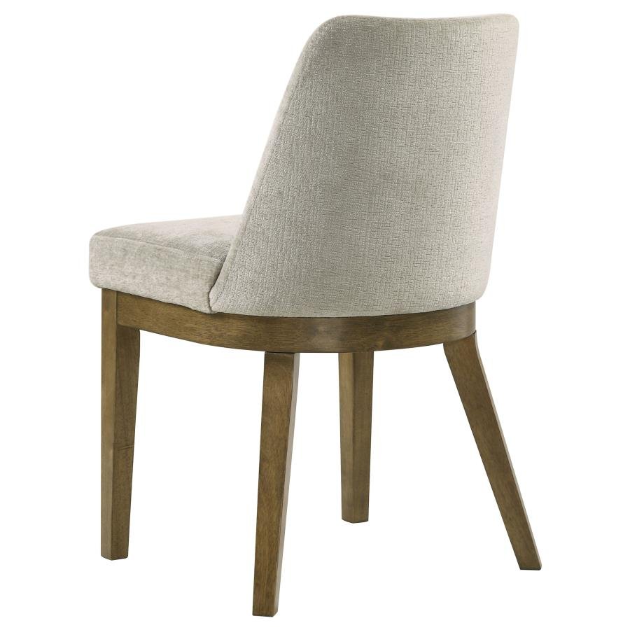 CASTLEWOOD UPHOLSTERED SIDE CHAIR LIGHT TAN (SET OF 2) - Image 7