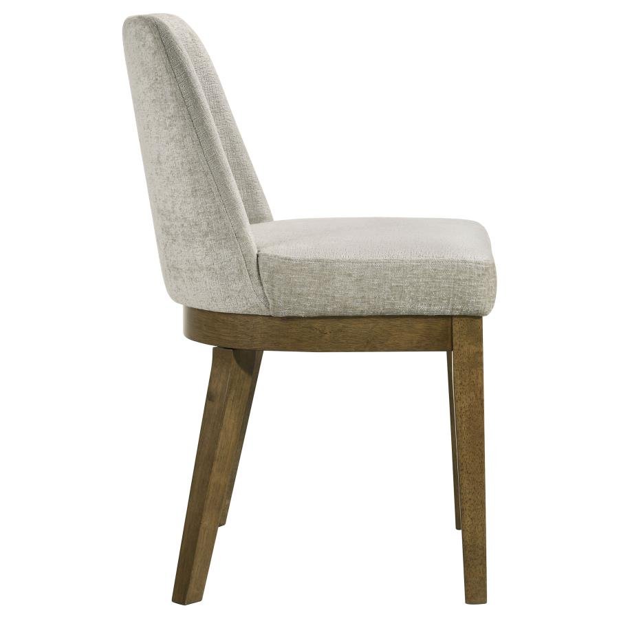CASTLEWOOD UPHOLSTERED SIDE CHAIR LIGHT TAN (SET OF 2) - Image 9