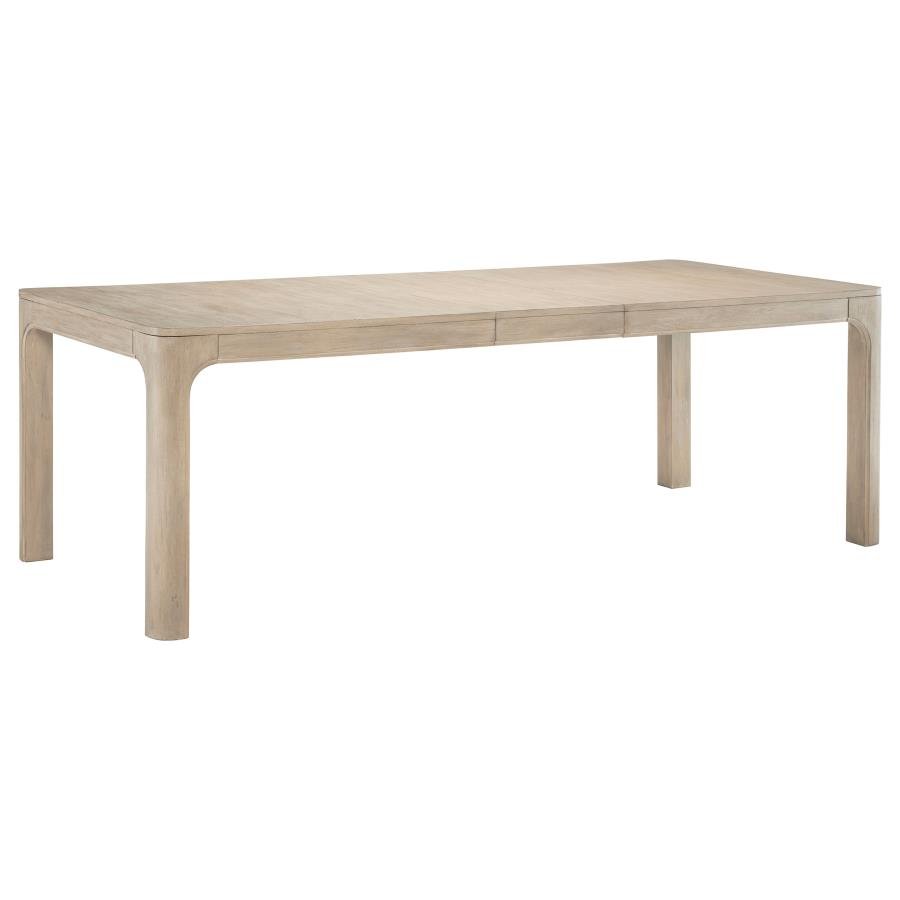 SOLANO 90-INCH EXTENSION DINING TABLE WEATHERED MANGO