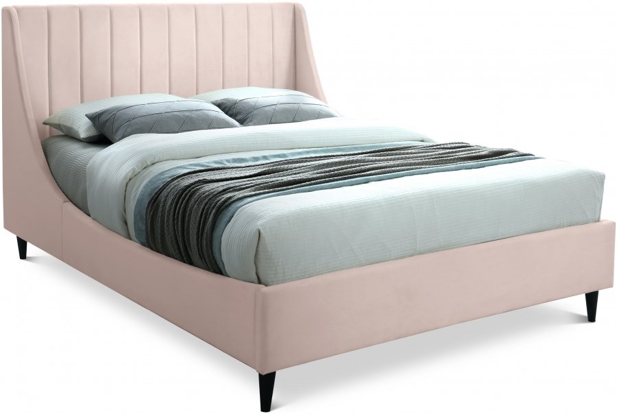 Eva Velvet Upholstered Bed