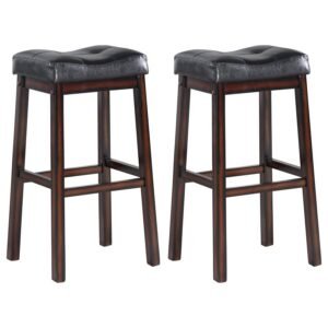 DONALD UPHOLSTERED BAR STOOL CAPPUCCINO (SET OF 2)