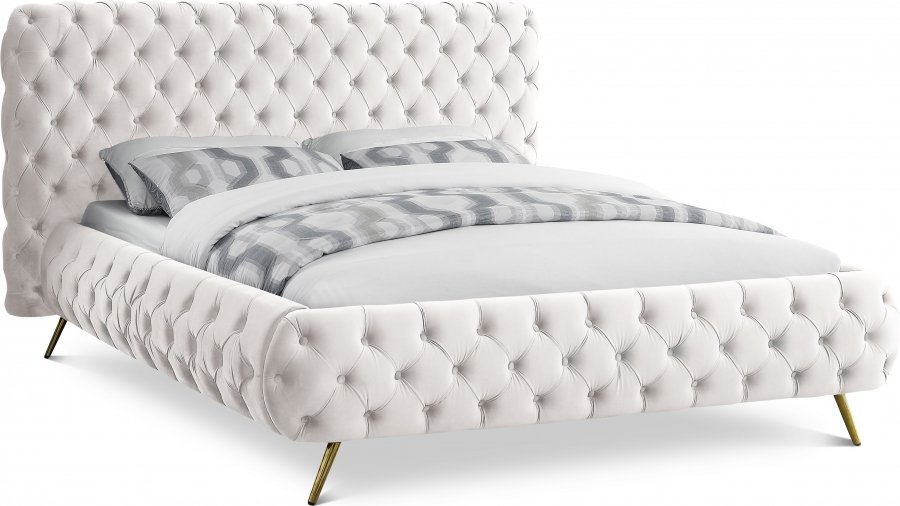 Delano Velvet Upholstered Bed