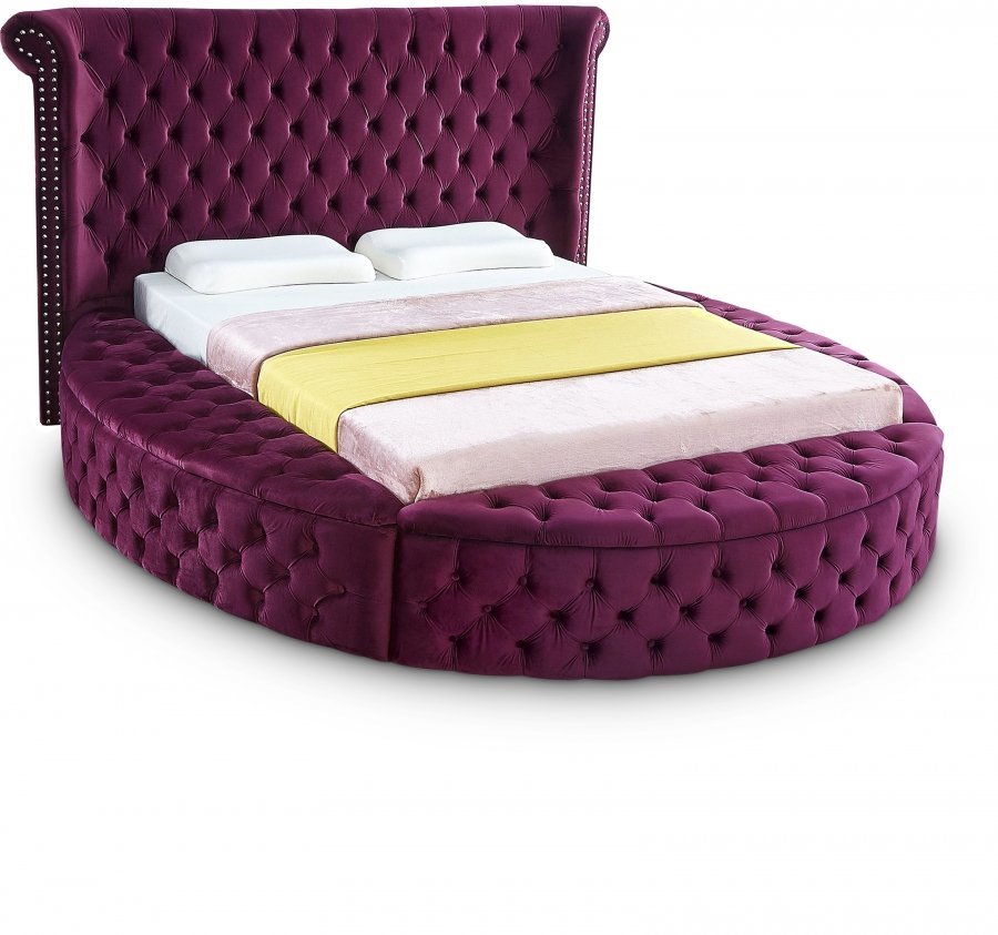 Luxus Velvet Upholstered Bed