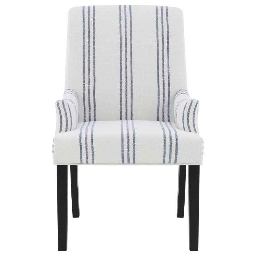 HERRAN UPHOLSTERED ARM CHAIR BEIGE - Image 3