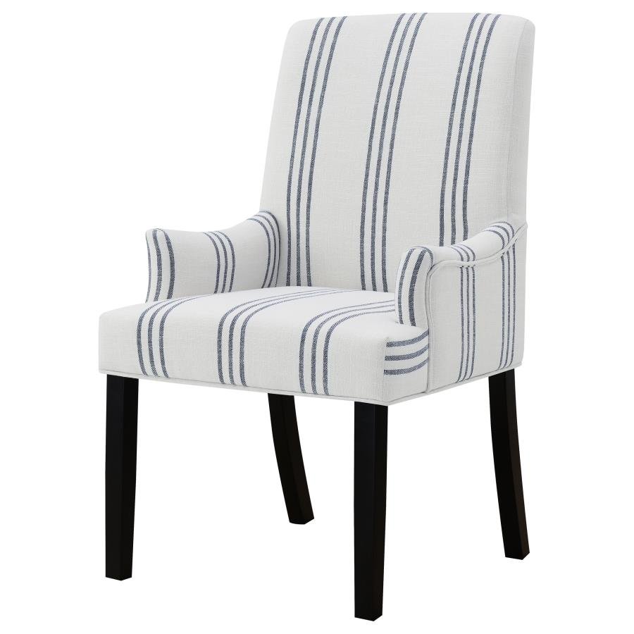 HERRAN UPHOLSTERED ARM CHAIR BEIGE - Image 4