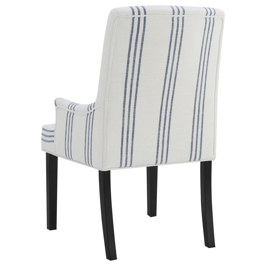 HERRAN UPHOLSTERED ARM CHAIR BEIGE - Image 6