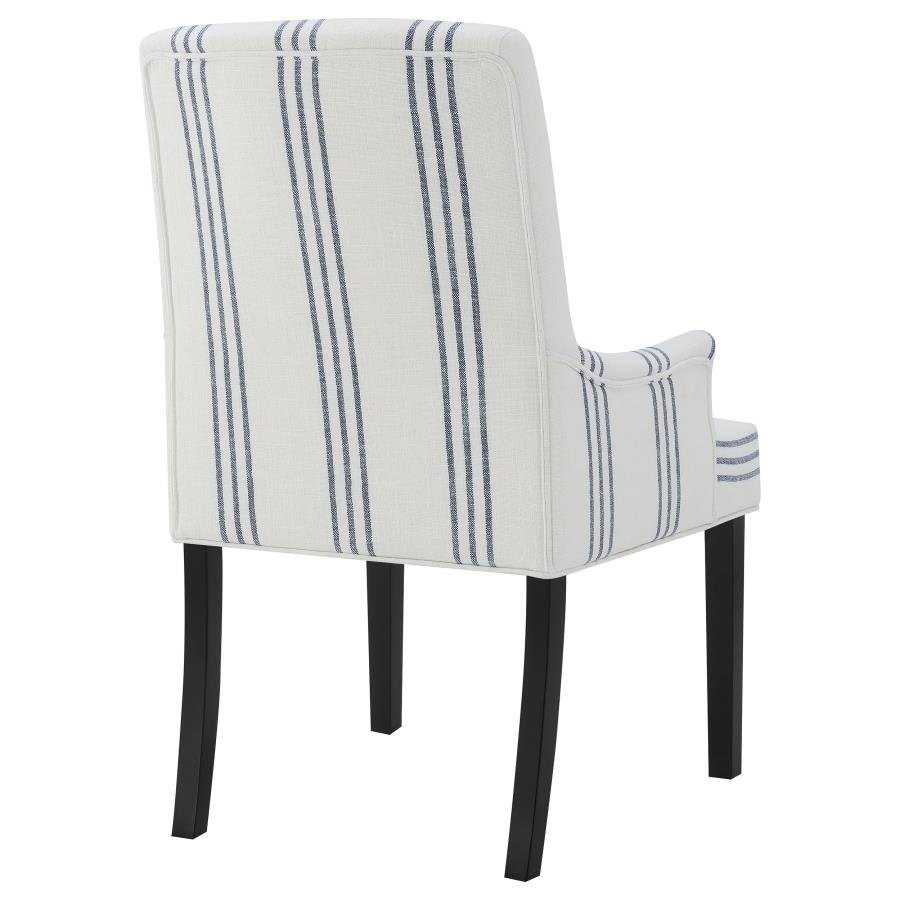 HERRAN UPHOLSTERED ARM CHAIR BEIGE - Image 7