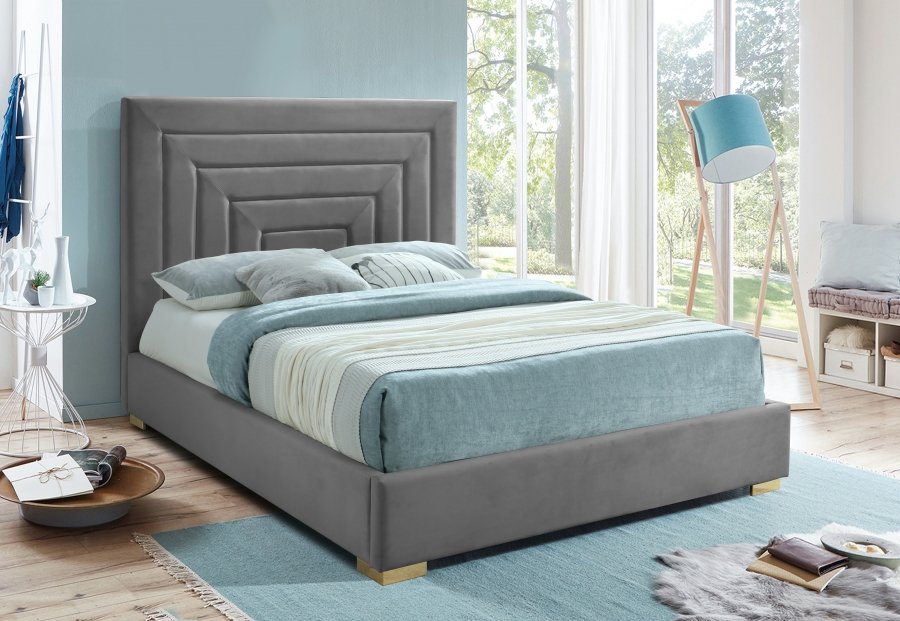 12187-2.jpg Nora Velvet Upholstered Bed - Image 3