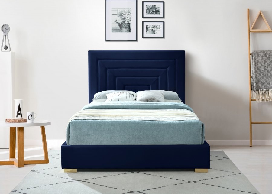 12192-6.jpg Nora Velvet Upholstered Bed - Image 5