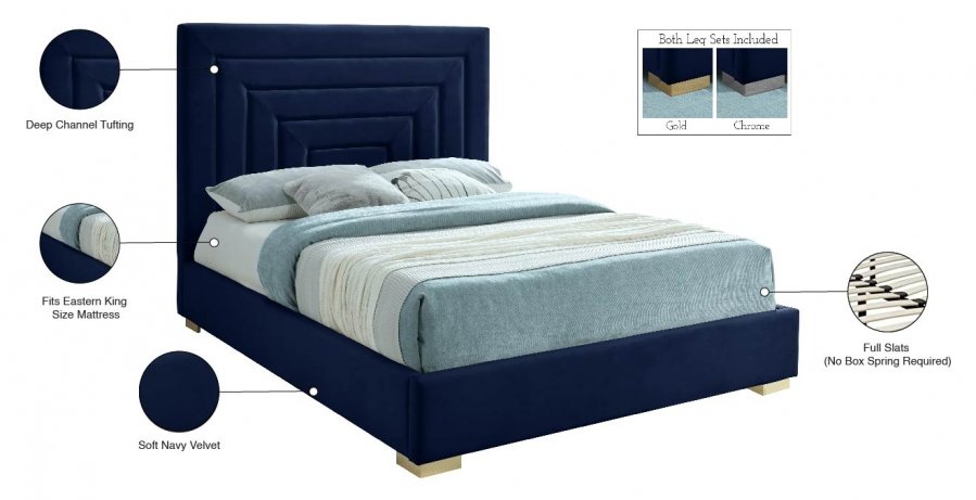 12192_00.jpg Nora Velvet Upholstered Bed - Image 12