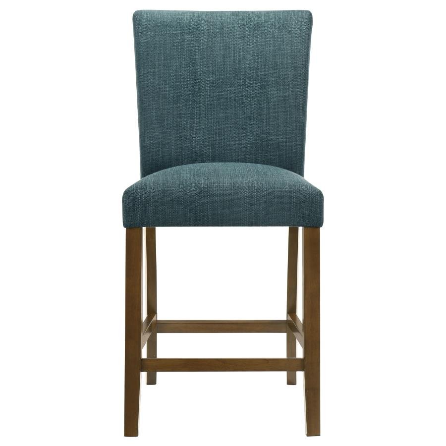 PAXTON UPHOLSTERED COUNTER HEIGHT DINING CHAIR TEAL BLUE (SET OF 2) - Image 4