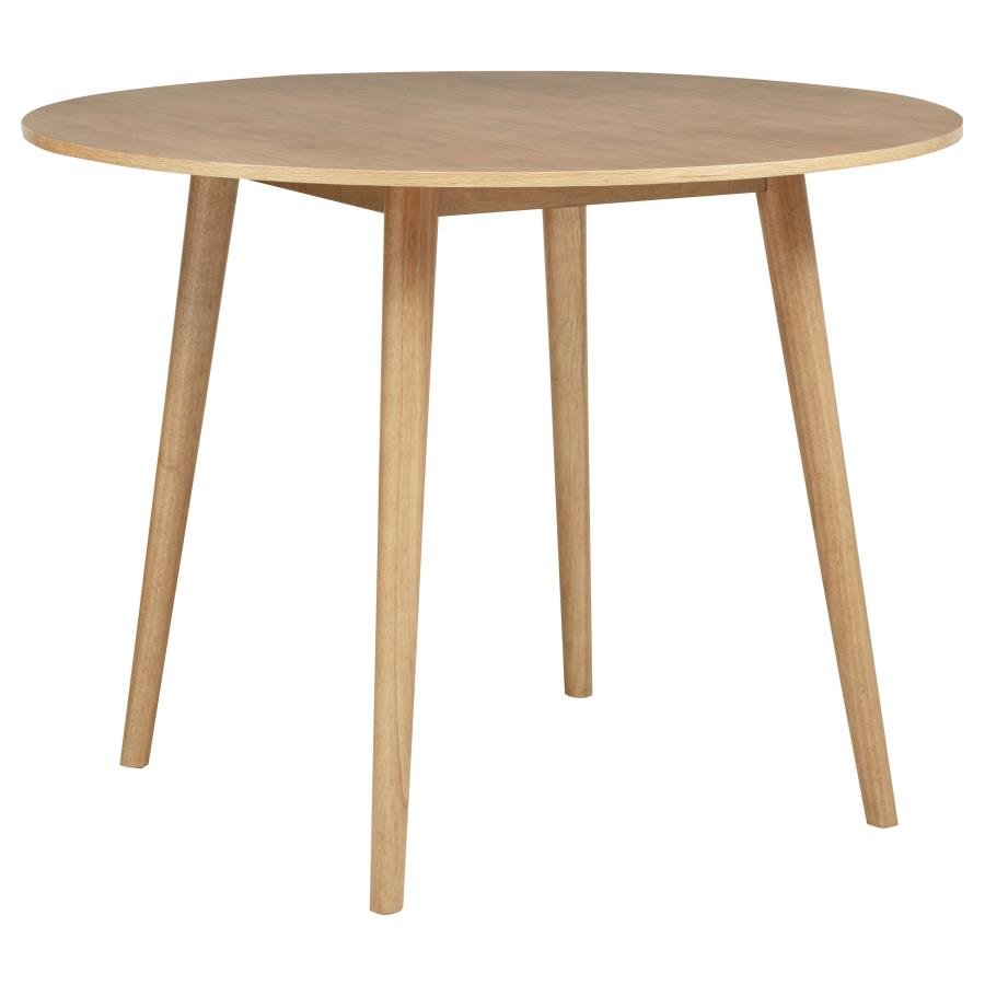 ANDREWS 48-INCH ROUND COUNTER HEIGHT DINING TABLE LIGHT ASH