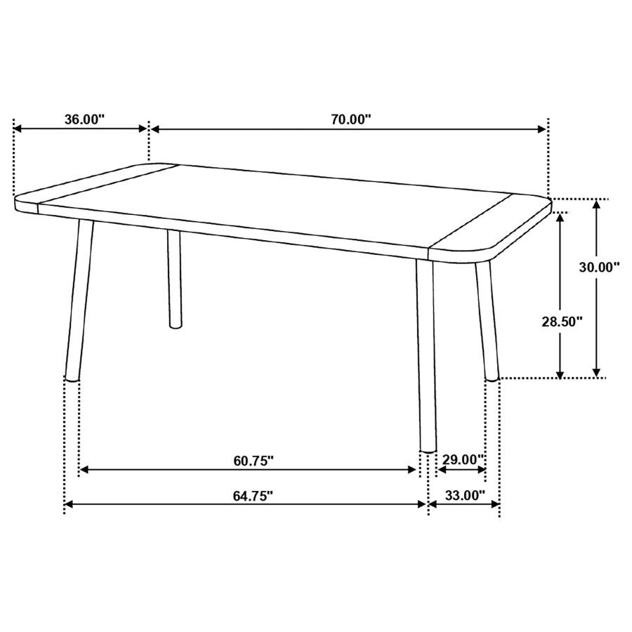 123041_08x900.jpg MAVERICK 70-INCH SOLID WOOD DINING TABLE NATURAL MANGO - Image 8