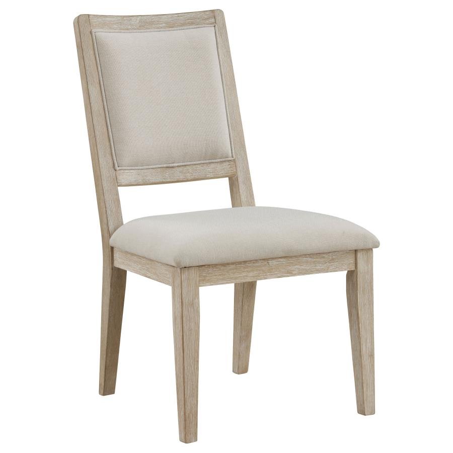 TROFELLO CUSHIONED DINING SIDE CHAIR WHITE WASHED (SET OF 2) - Image 3