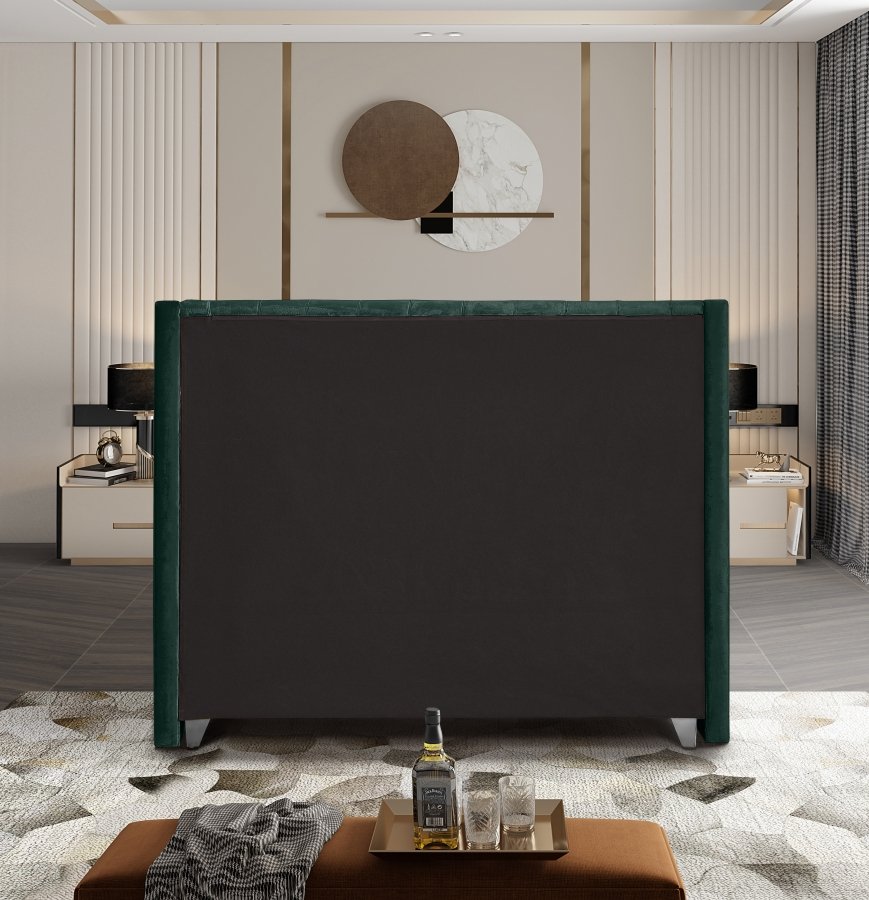 Aiden Velvet Upholstered Bed - Image 6