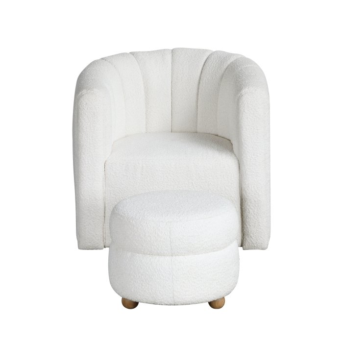 1260WH Swivel Chair with Ottoman