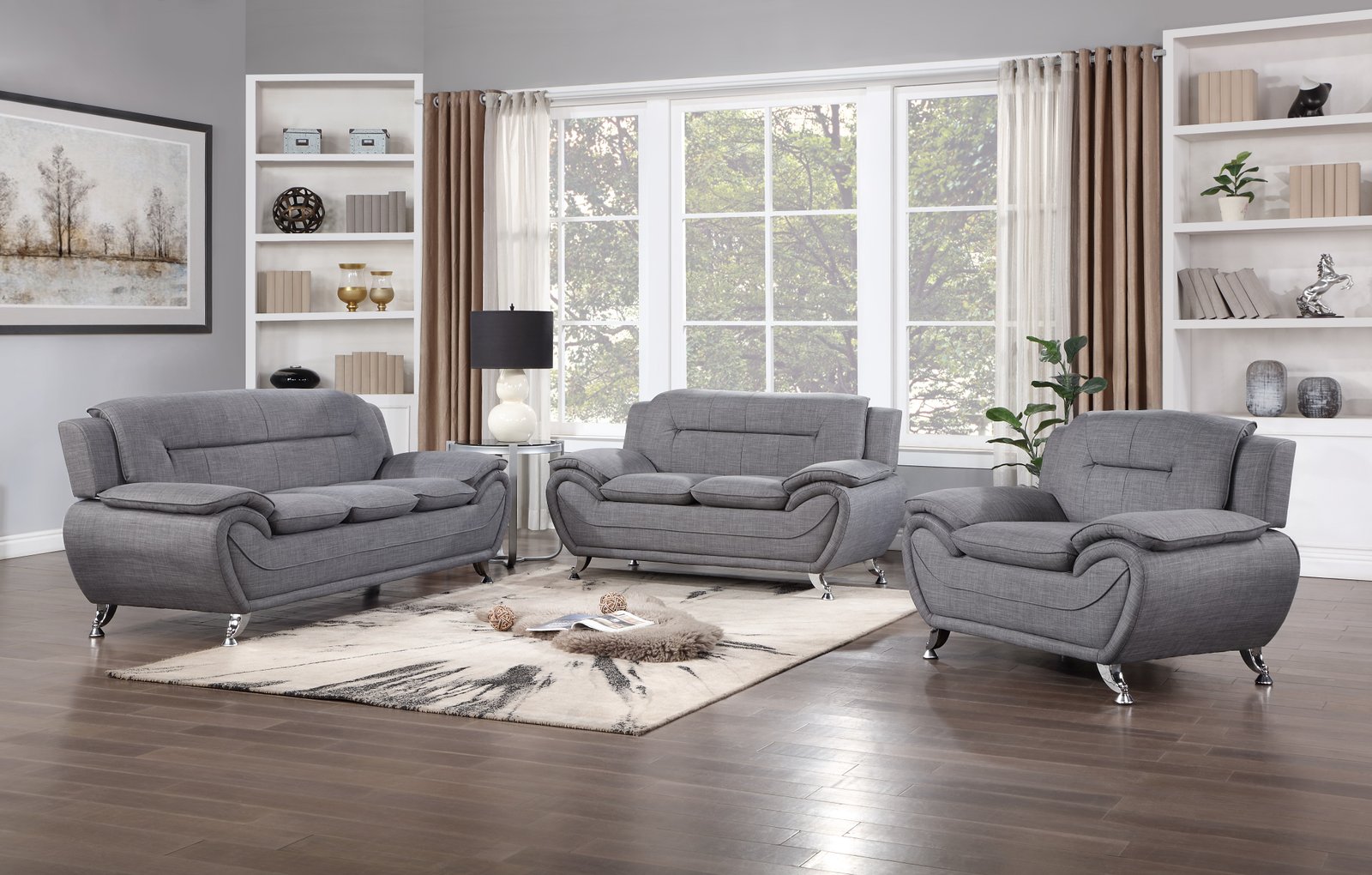 2 Piece Sofa and Loveseat – 1364