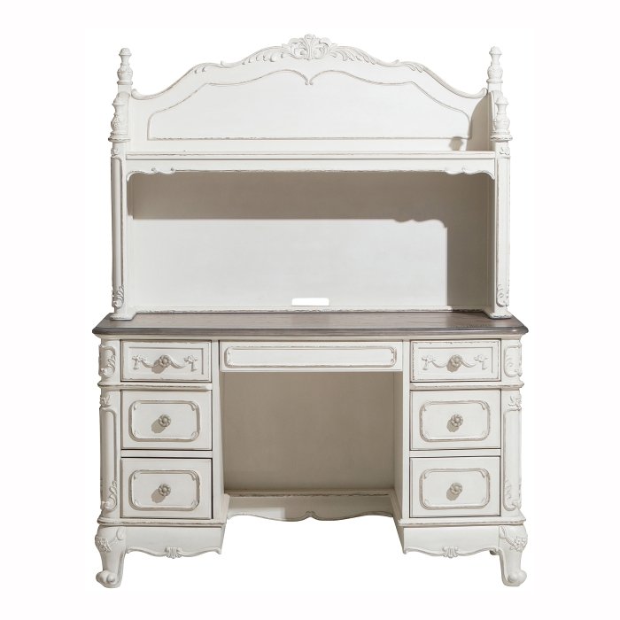 1386NW-10* Writing Desk with Hutch