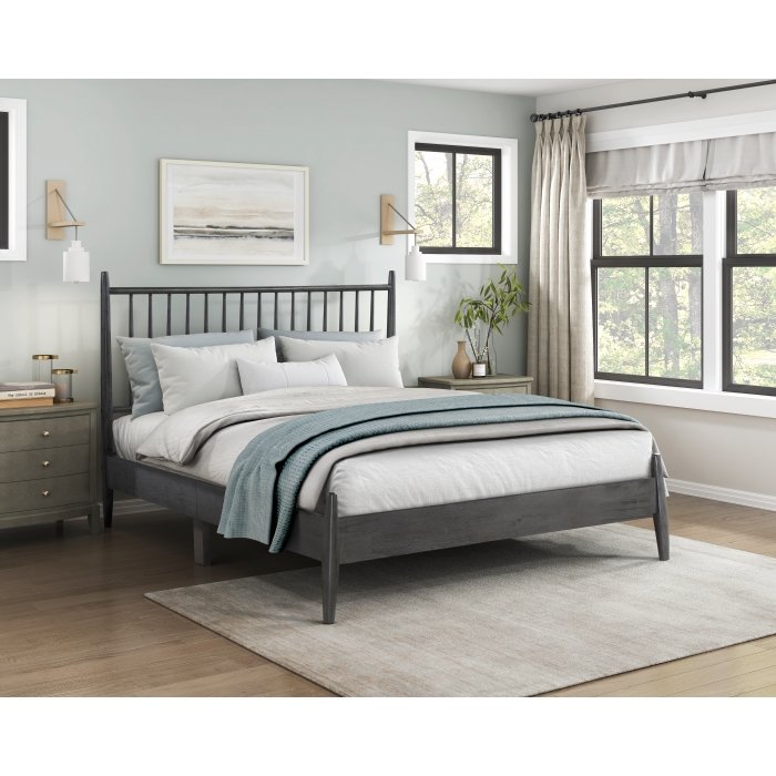 1490GY-1 Queen Platform Bed - Image 6