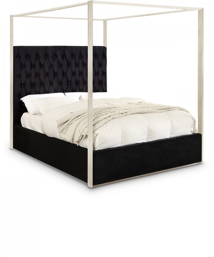 Porter Velvet Upholstered Bed